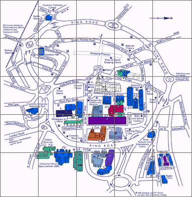 Map of Coventry